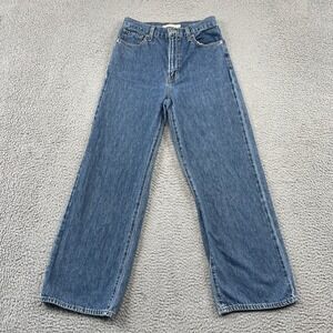 Levi's Jeans Womens 27 Blue High Waisted Straight Leg Denim Medium Wash Classic